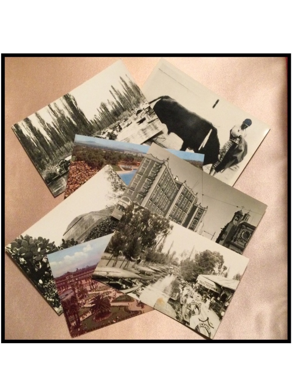 7 Vintage Mexico Postcards